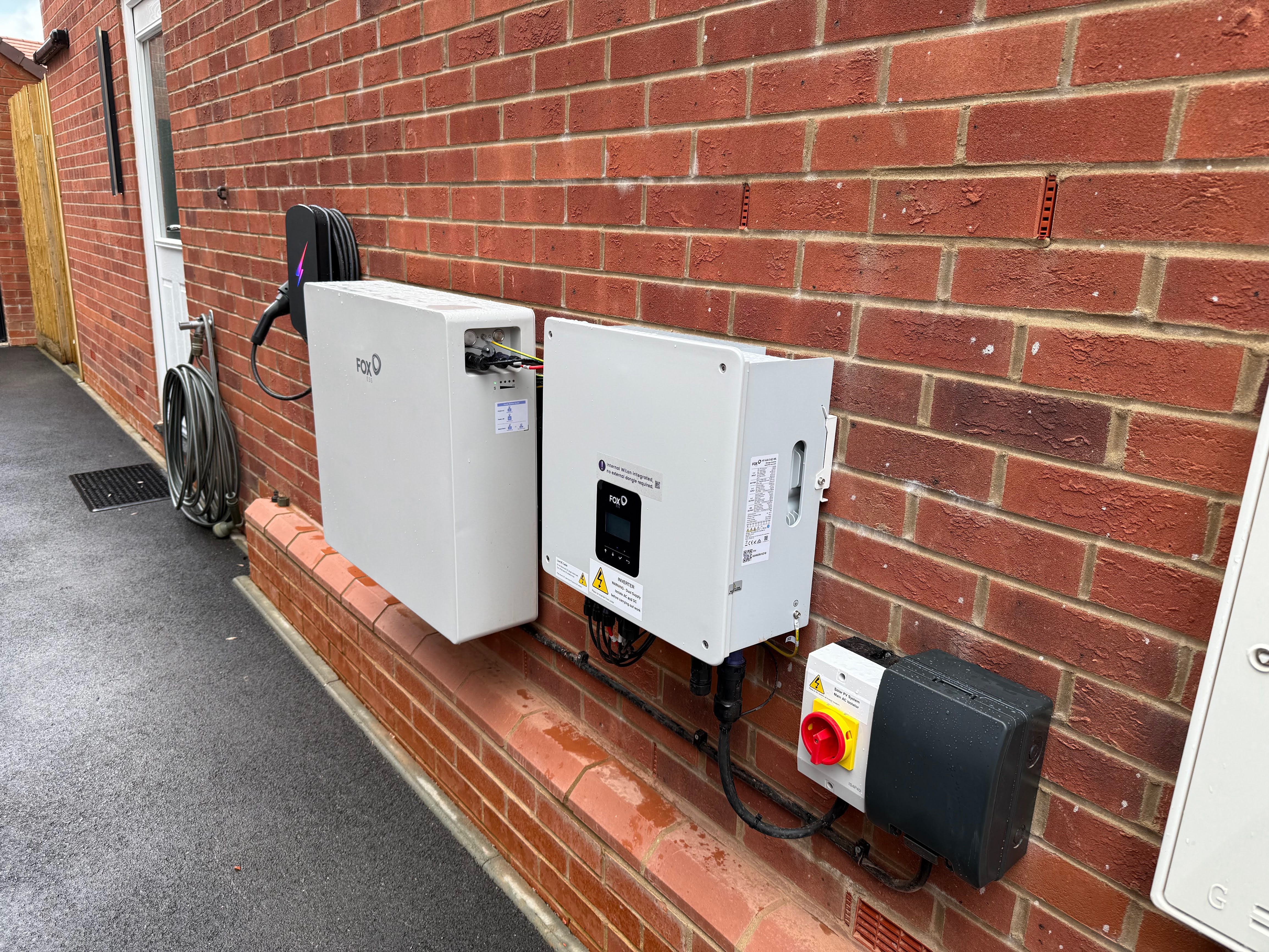 Battery storage installation by Energize UK