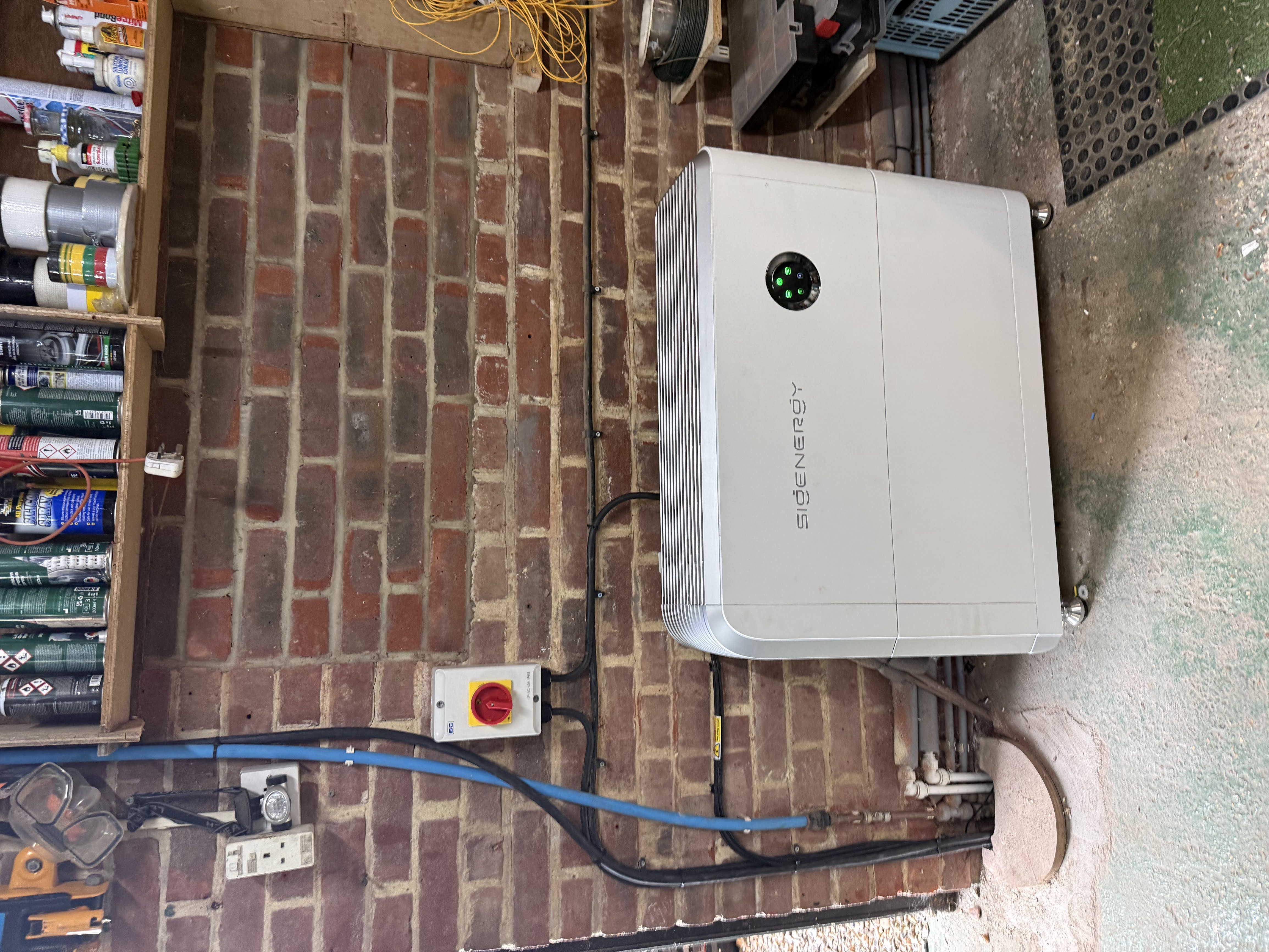 SigenEnergy battery storage installation