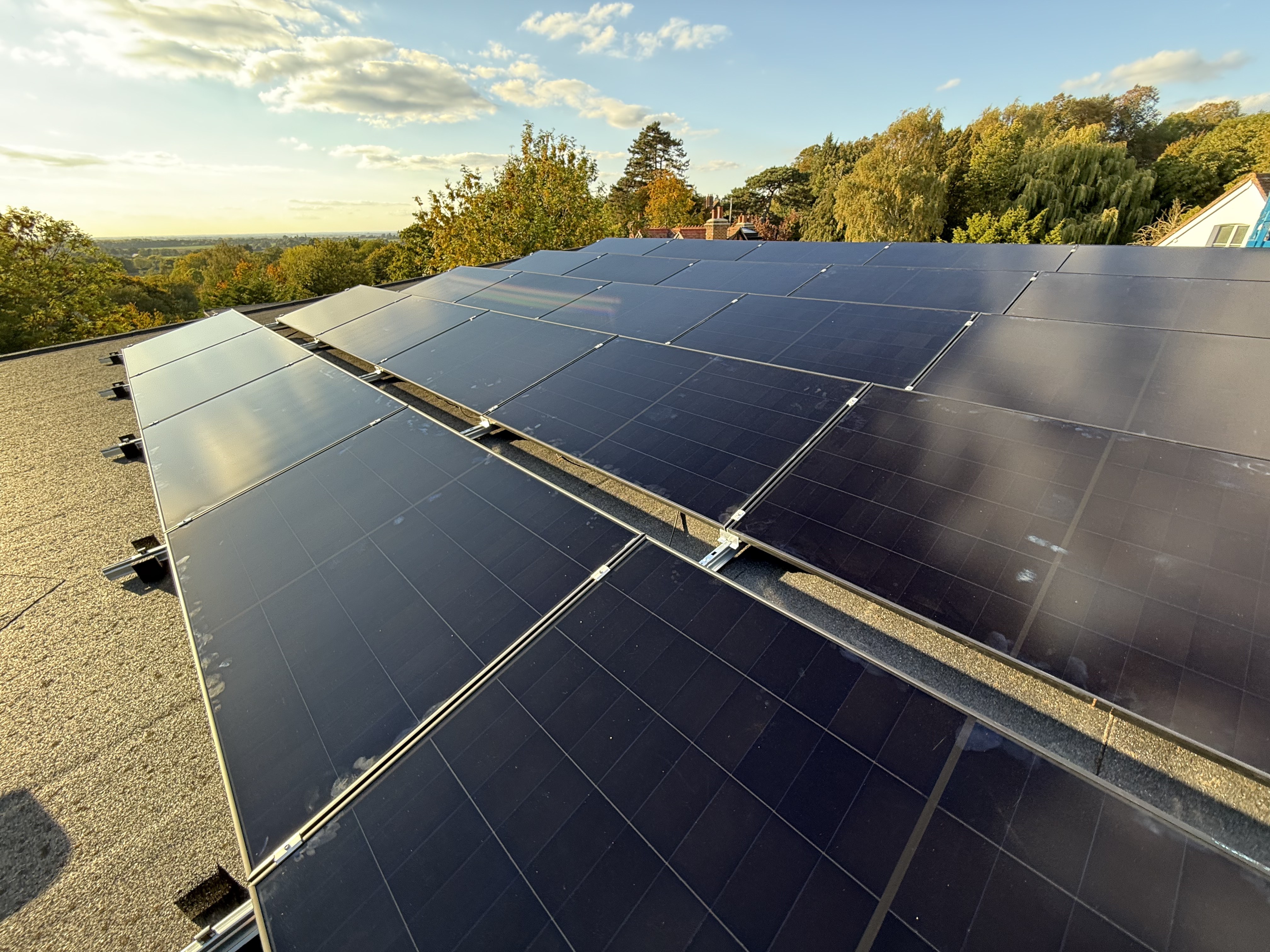 Solar panel installation