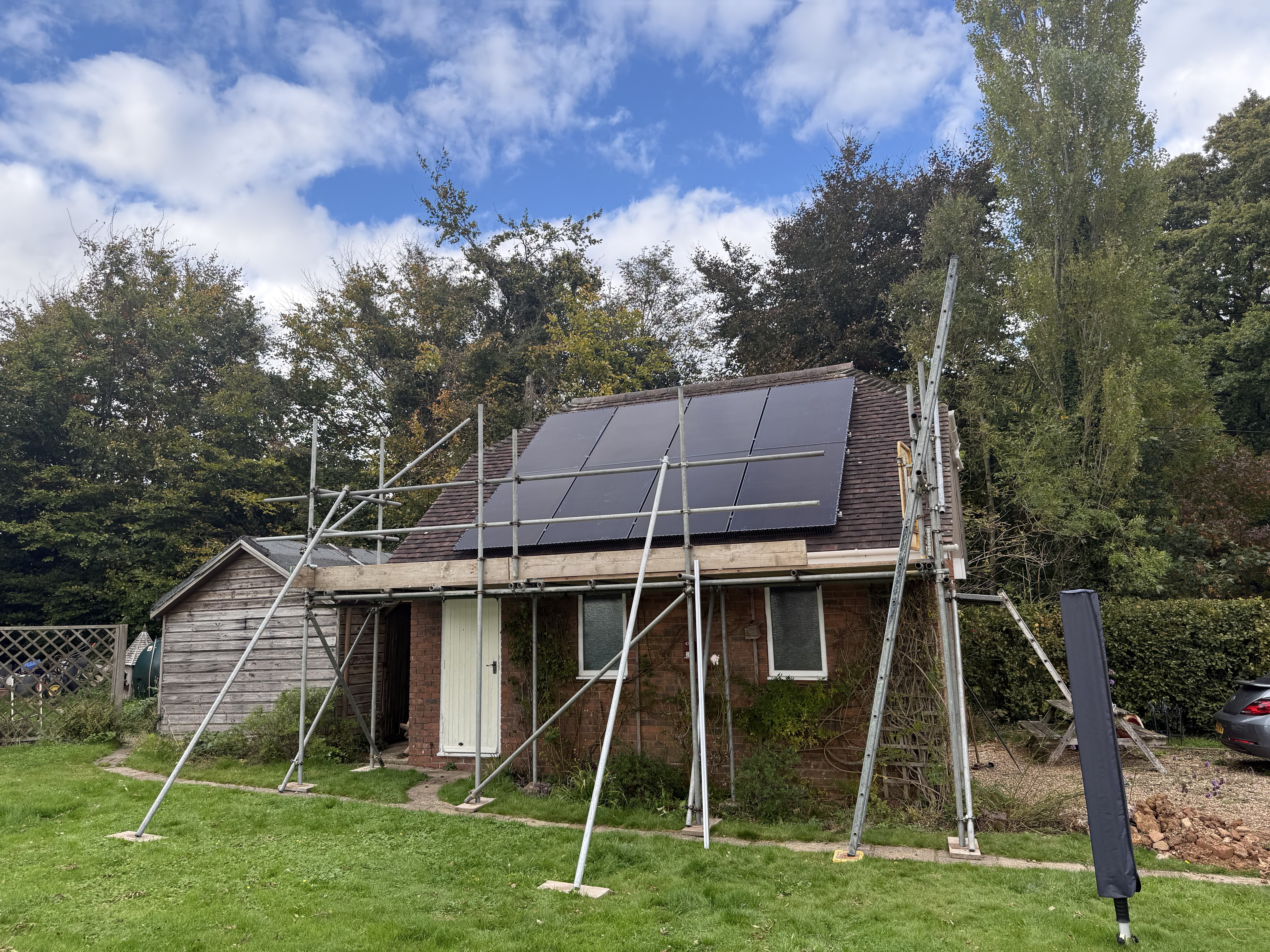 Solar panel installation
