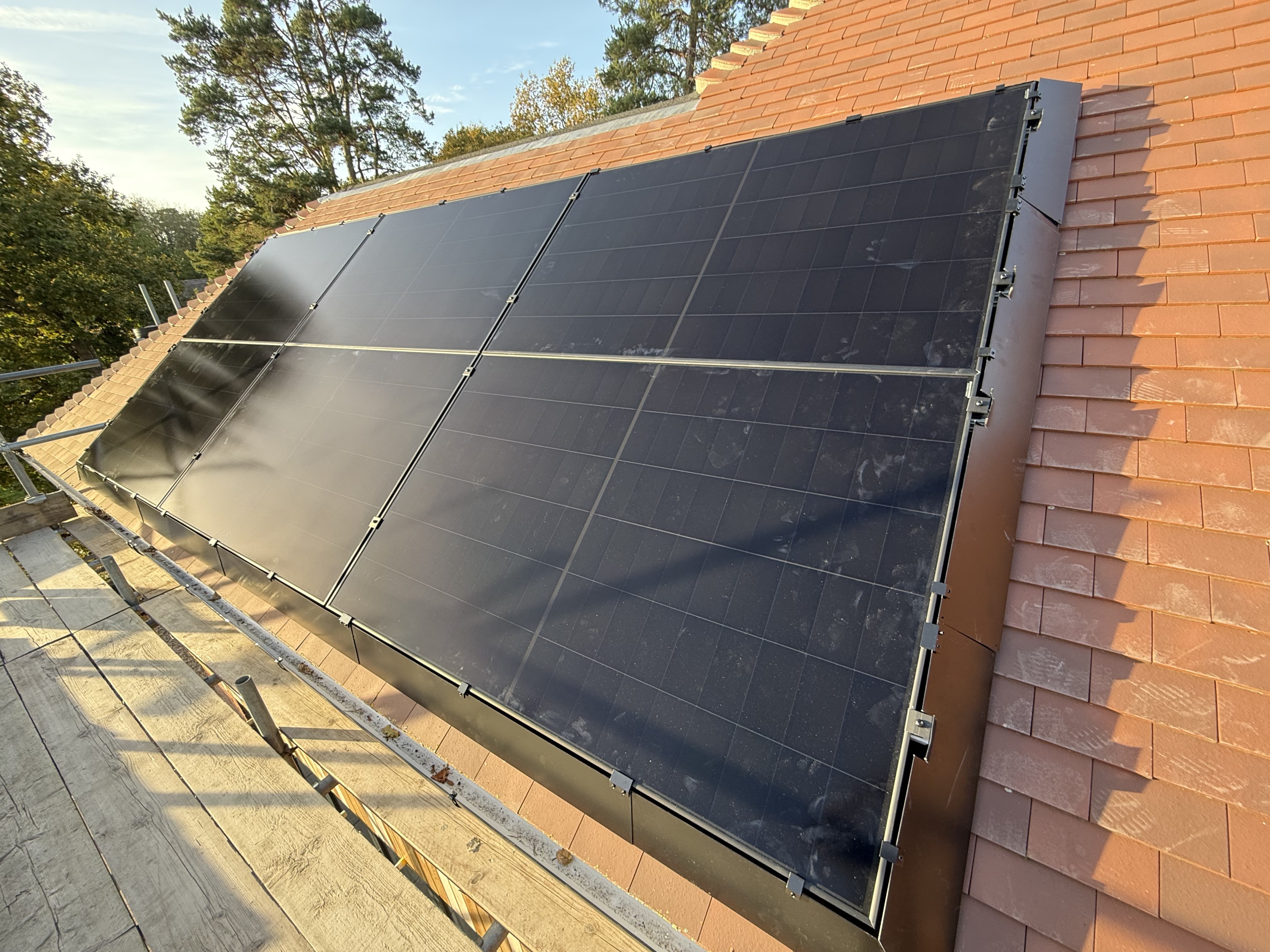 Solar panel installation