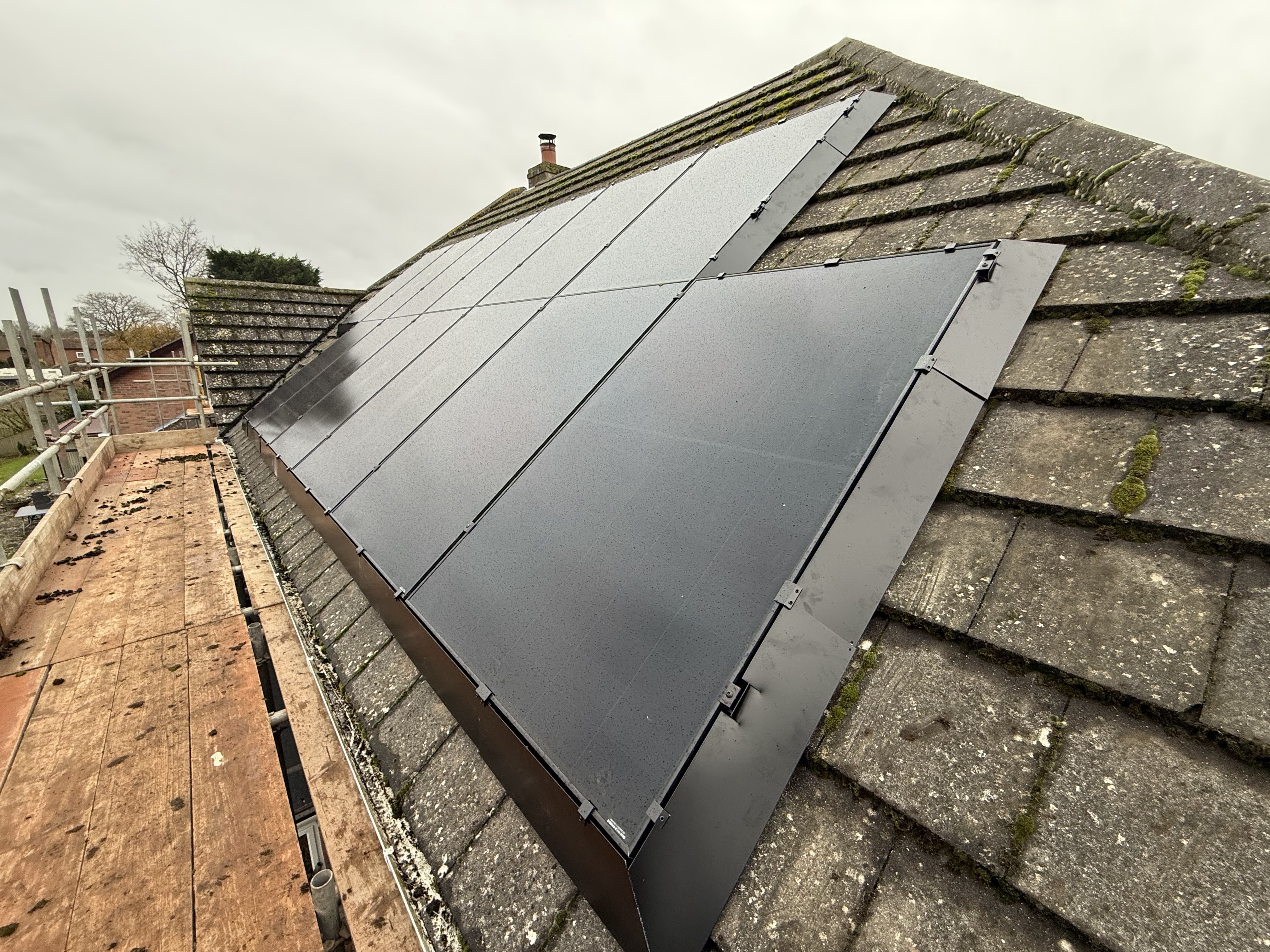 Solar panel installation
