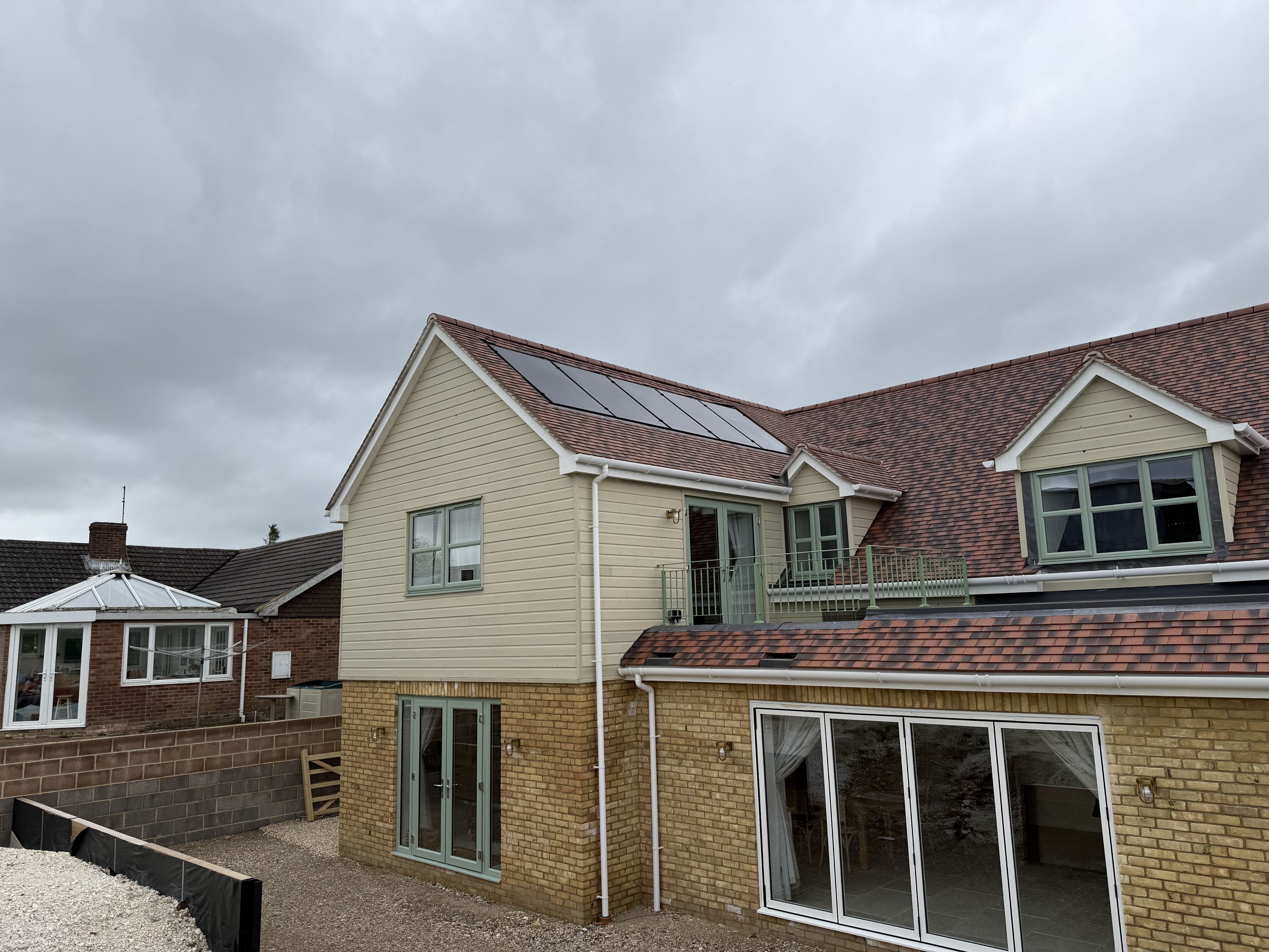 Solar panel installation