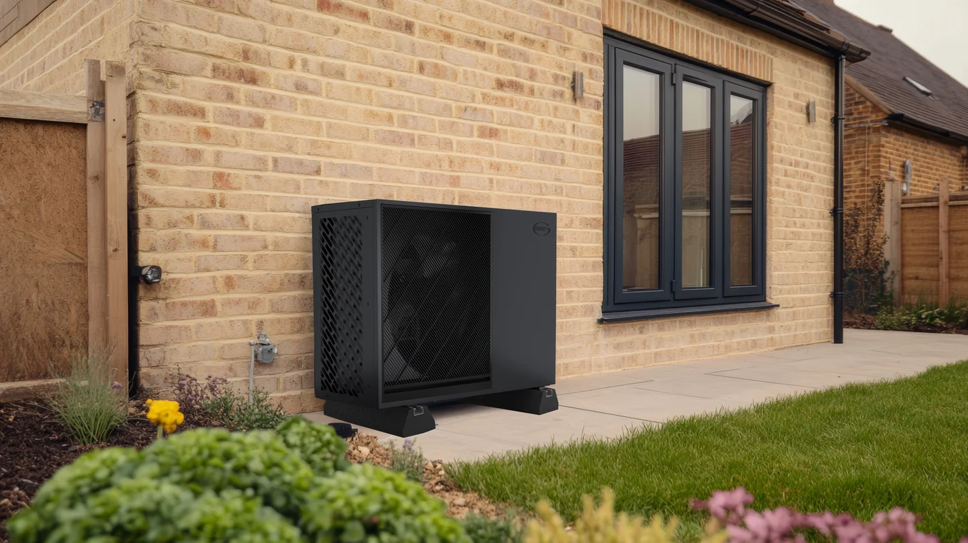 Air source heat pump installation