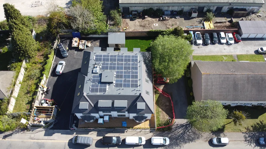 Large commercial solar installation
